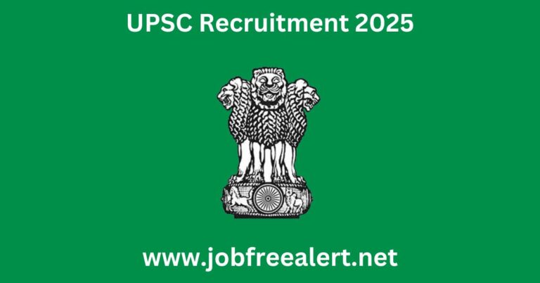 UPSC Recruitment 2025 Apply Online for 493 Government Jobs Now