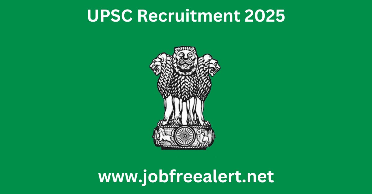 UPSC Recruitment 2025 Apply Online for 493 Government Jobs Now